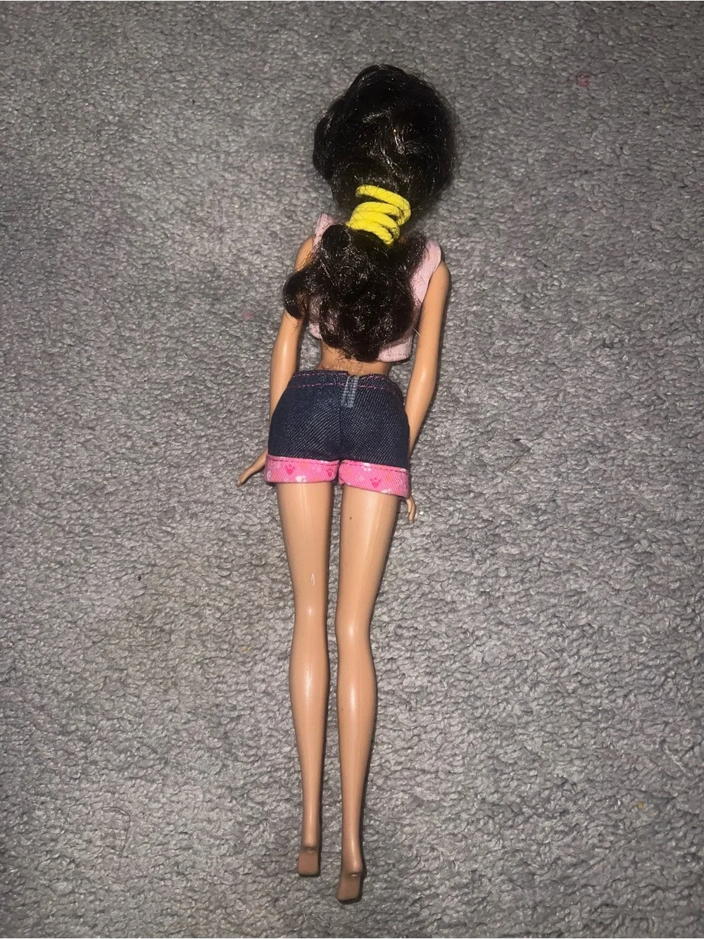 Pink and Denim Barbie Doll Set